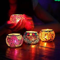 Mosaic Glass Candle